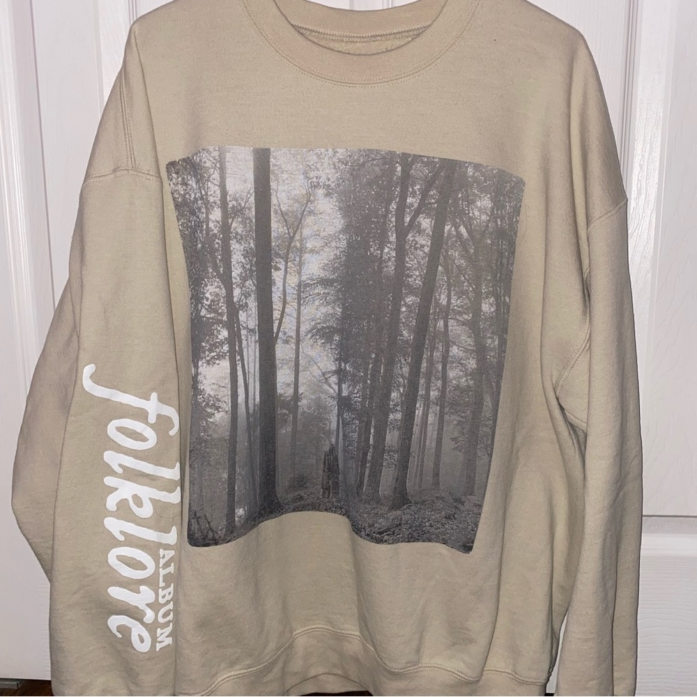 Taylor Swift Folklore album crewneck